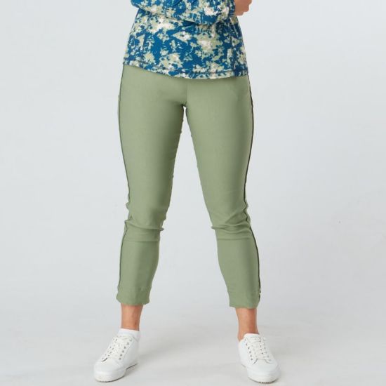 Picture of Swing Out Sister Danielle 7/8th Golf Trousers - Oli Green
