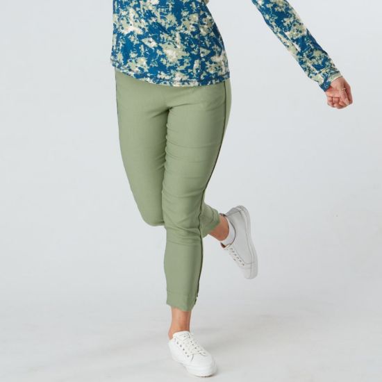 Picture of Swing Out Sister Danielle 7/8th Golf Trousers - Oli Green