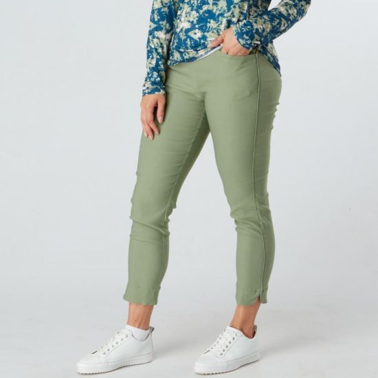Picture of Swing Out Sister Danielle 7/8th Golf Trousers - Oli Green