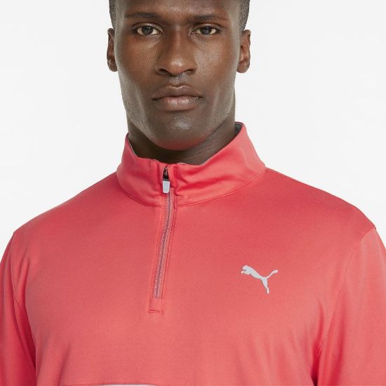 Picture of Puma Gamer Colorblock 1/4 Zip Golf Sweater
