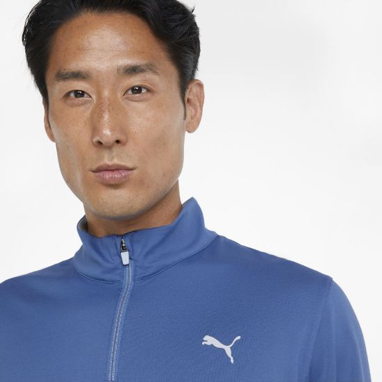 Picture of Puma Gamer Colorblock 1/4 Zip Golf Sweater