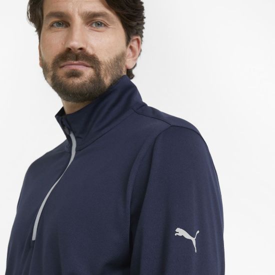 Picture of Puma Men's Gamer Quarter-Zip Golf Sweatshirt