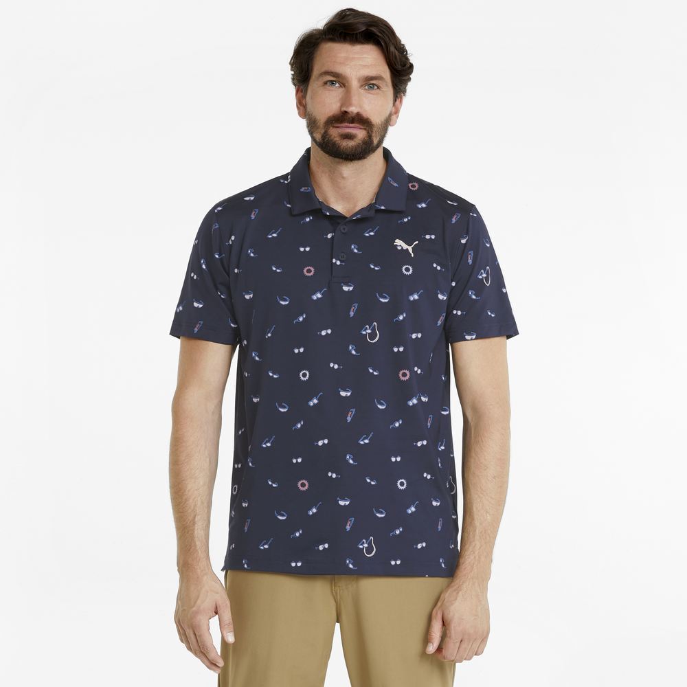 Puma Men's MATTR Sunnies Golf Polo