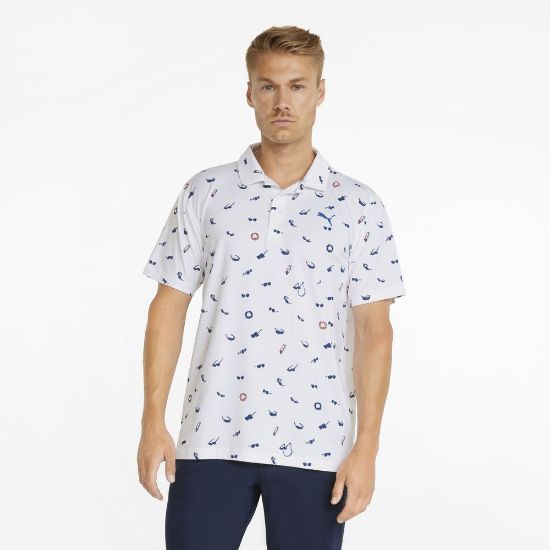 Picture of Puma Men's MATTR Sunnies Golf Polo
