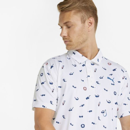 Picture of Puma Men's MATTR Sunnies Golf Polo
