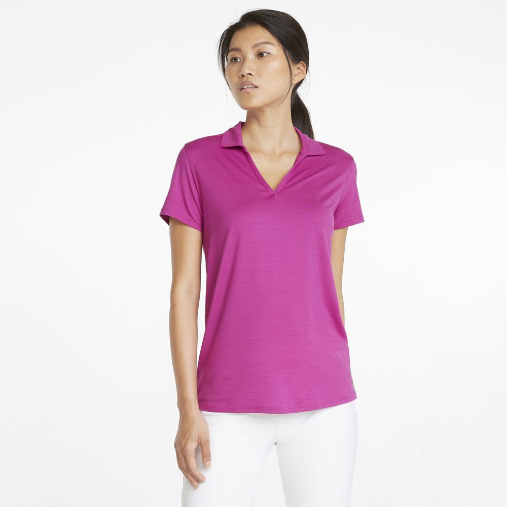 Puma Ladies Cloudspun Coast Golf Polo Shirt