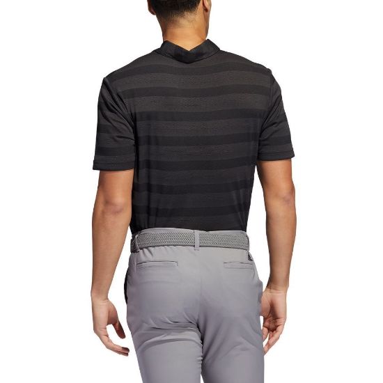 Picture of adidas Men's Primegreen 2 Colour Stripe Golf Polo Shirt