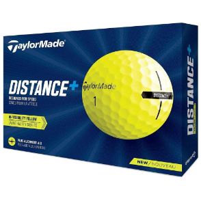 Picture of TaylorMade Distance+ Golf Balls - Yellow