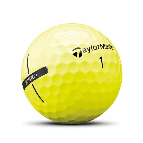 Picture of TaylorMade Distance+ Golf Balls - Yellow