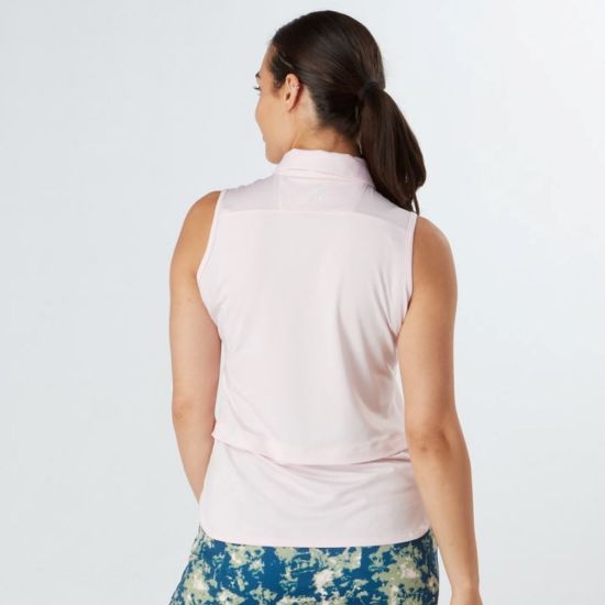 Picture of Swing Out Sister Amelie Sleeveless Golf Polo Shirt - Cherry Blossom
