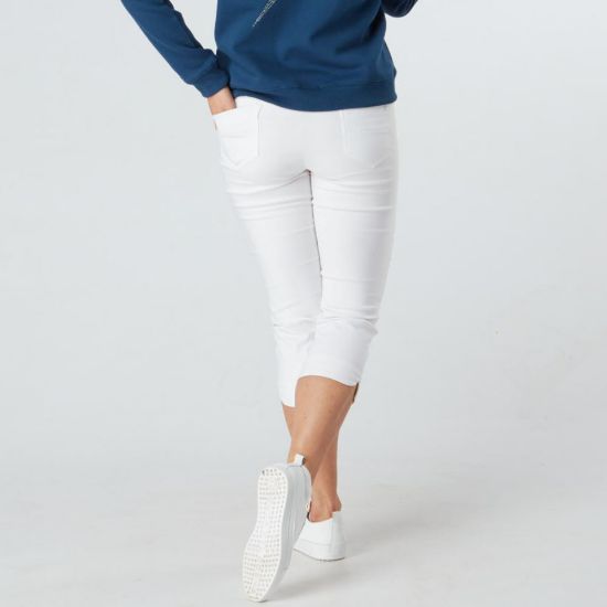 Picture of Swing Out Sister Estelle Pull On Golf Capri - White