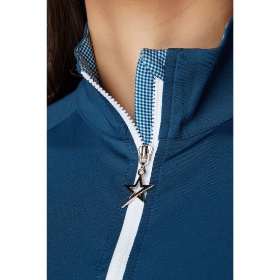 Picture of Swing Out Sister Celeste 1/4 Zip Golf Midlayer - Atlantic Blue