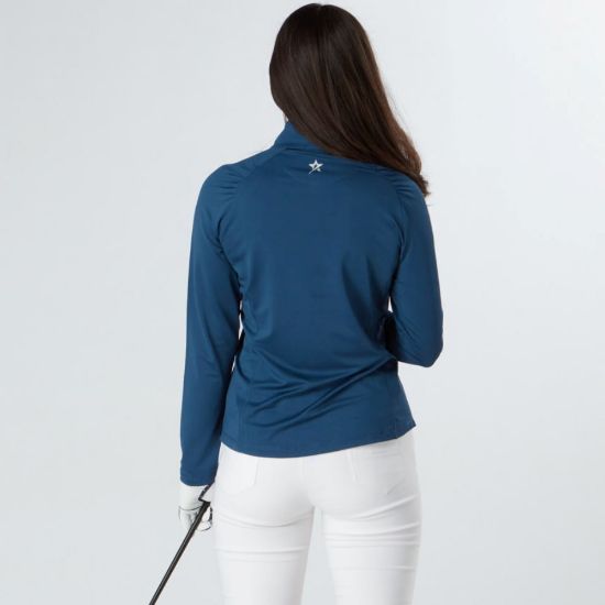 Picture of Swing Out Sister Celeste 1/4 Zip Golf Midlayer - Atlantic Blue