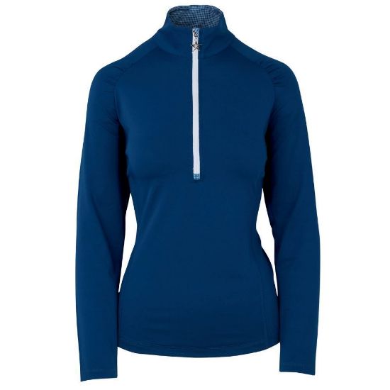 Picture of Swing Out Sister Celeste 1/4 Zip Golf Midlayer - Atlantic Blue