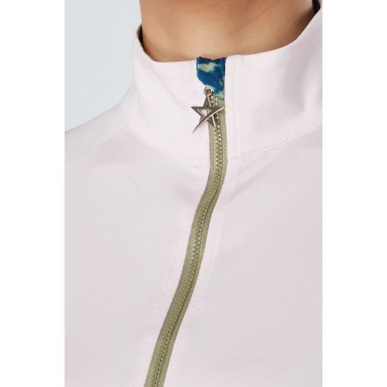 Picture of Swing Out Sister Celeste 1/4 Zip Golf Midlayer - Cherry Blossom