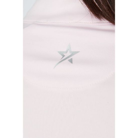 Picture of Swing Out Sister Celeste 1/4 Zip Golf Midlayer - Cherry Blossom