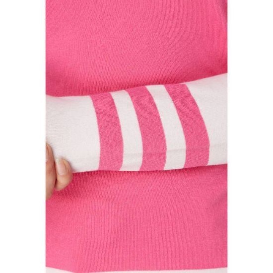 Picture of Swing Out Sister Isabella Golf Sweater - Pink Glo/Cherry Blossom
