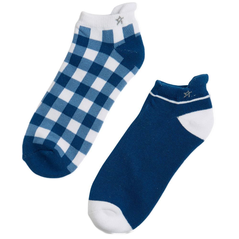 Swing Out Sister Yvonne Golf Socks - Gingham (2 Pair Pack)