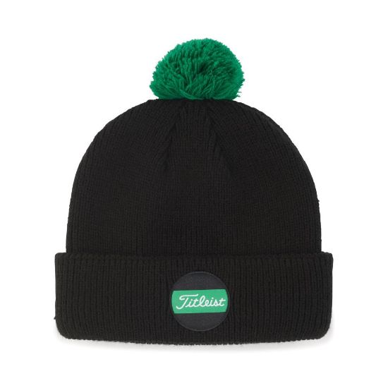 Picture of Titleist Men's Shamrock Boardwalk Pom Pom Golf Beanie Hat