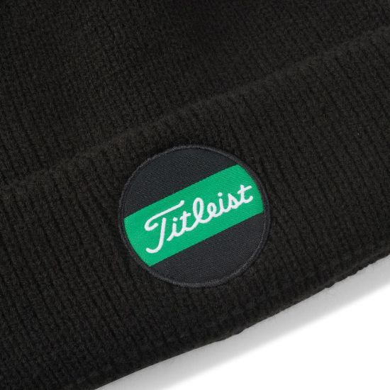 Picture of Titleist Men's Shamrock Boardwalk Pom Pom Golf Beanie Hat