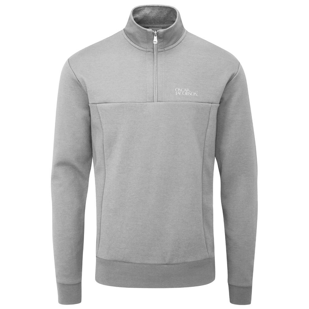 Oscar Jacobson Men's Hawkes Tour II 1/4 Zip Golf Sweater