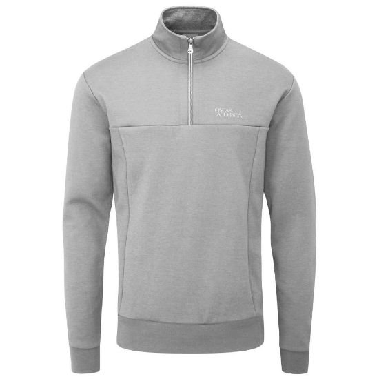 Picture of Oscar Jacobson Men's Hawkes Tour II 1/4 Zip Golf Sweater