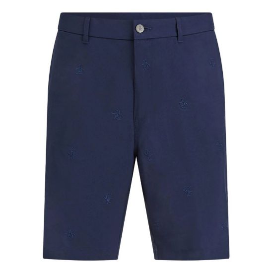 Picture of Original Penguin Men's Allover "Pete" Embroidered Golf Shorts