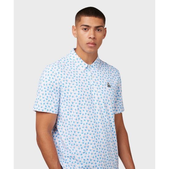 Picture of Original Penguin Men's Allover Octopus Print Golf Polo Shirt