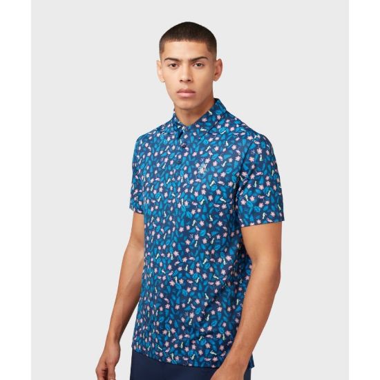 Picture of Original Penguin Men's Whimsical Tropical Print Golf Polo Shirt