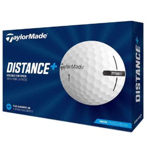 Picture of TaylorMade Distance+ Golf Balls - White