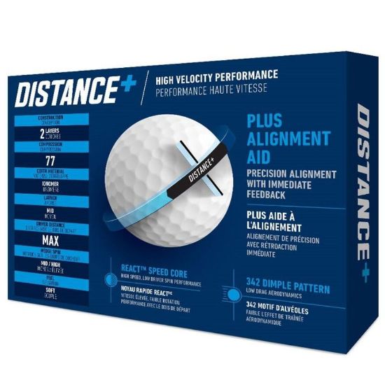 Picture of TaylorMade Distance+ Golf Balls - White