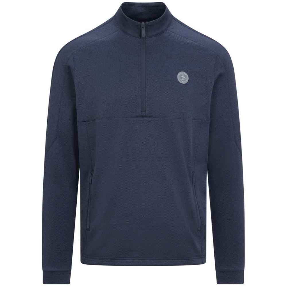 Original Penguin 1/4 Zip Pieced Mid Layer