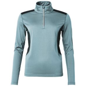 Picture of Abacus Ladies Tenby 1/4 Zip Golf Midlayer  - Forest
