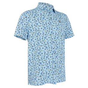 Picture of Original Penguin Men's Allover Lemonade Print Golf Polo Shirt